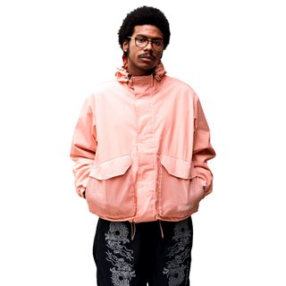 シュプリーム(Supreme)のSupreme Mesh Pocket Cargo Jacket M pink(マウンテンパーカー)