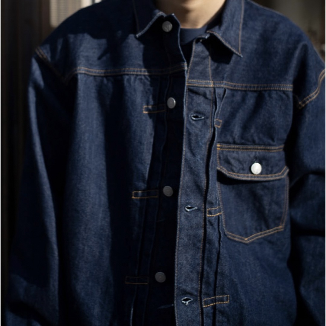 COMOLI(コモリ)の【 CIOTA 】 New Single Pocket Denim Jacket メンズのジャケット/アウター(Gジャン/デニムジャケット)の商品写真