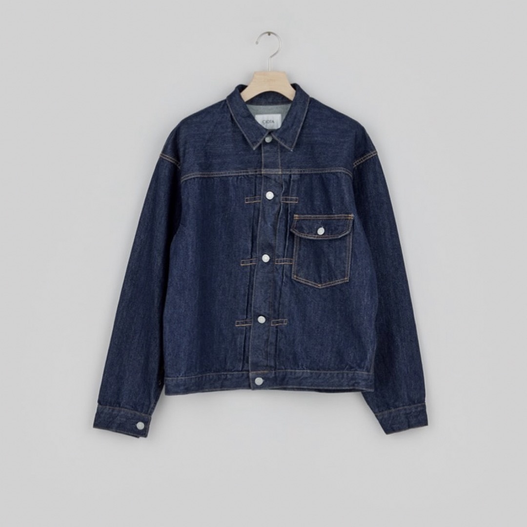 COMOLI(コモリ)の【 CIOTA 】 New Single Pocket Denim Jacket メンズのジャケット/アウター(Gジャン/デニムジャケット)の商品写真