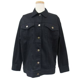 FLORENT - 美品 FLORENT フローレント ジャケット サイズ:00 デニムジャケット Gジャン ストレッチ 11OZ コットン 綿 23春夏 ブラック 黒 日本製 ブランド アウター ブルゾン【レディース】【中古】