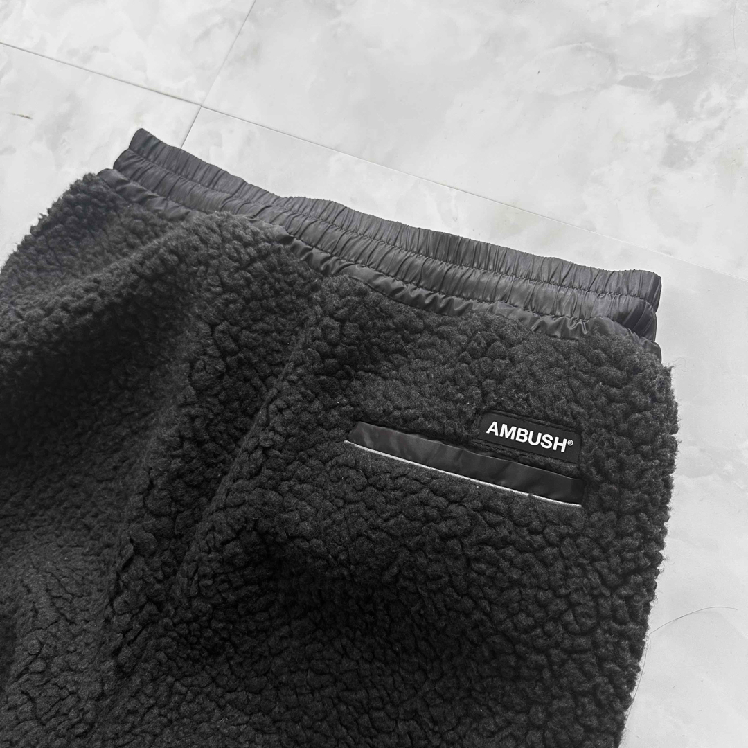 AMBUSH(アンブッシュ)の【AMBUSH】18AW NOBO FLEECE PANTS ブラック メンズのパンツ(その他)の商品写真