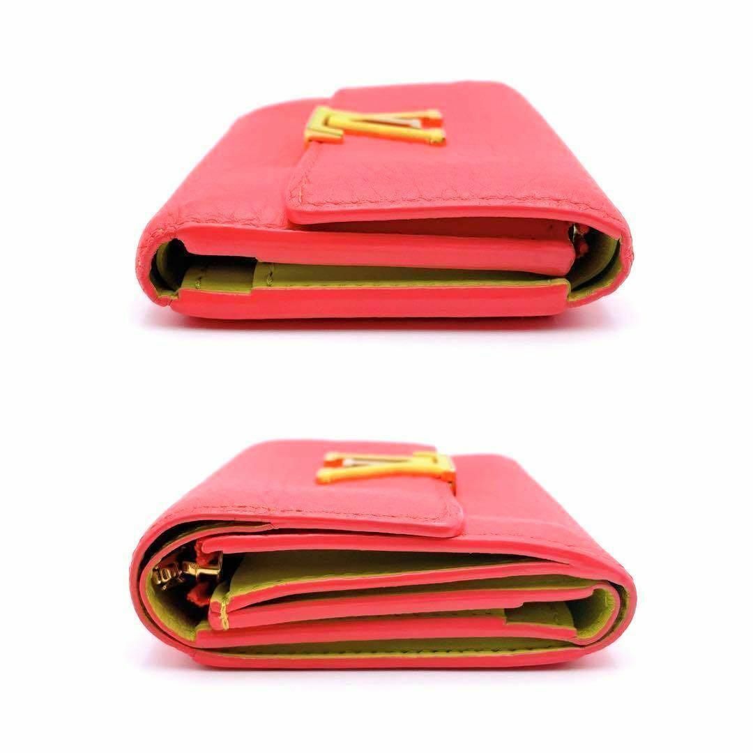 LOUIS VUITTON(ルイヴィトン)のルイヴィトン M81203 ポルトフォイユ カプシーヌ　三つ折り財布 ICチップ レディースのファッション小物(財布)の商品写真