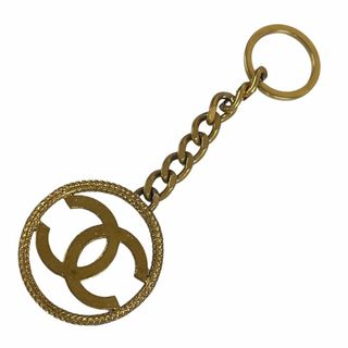 シャネル(CHANEL)のCHANEL シャネル ヴィンテージ 93P ココマーク メダル キーリング キーホルダー ゴールド 正規品 / 32878(キーホルダー)