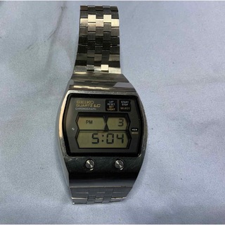セイコー(SEIKO)の【激レア】　SEIKO Quartz LC クロノグラフ　0634-5001(腕時計(デジタル))