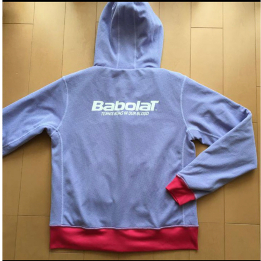 Babolat(バボラ)のBabolaT  バボラ　リバーシブルパーカー　（M）　キズ有りです。 スポーツ/アウトドアのテニス(ウェア)の商品写真