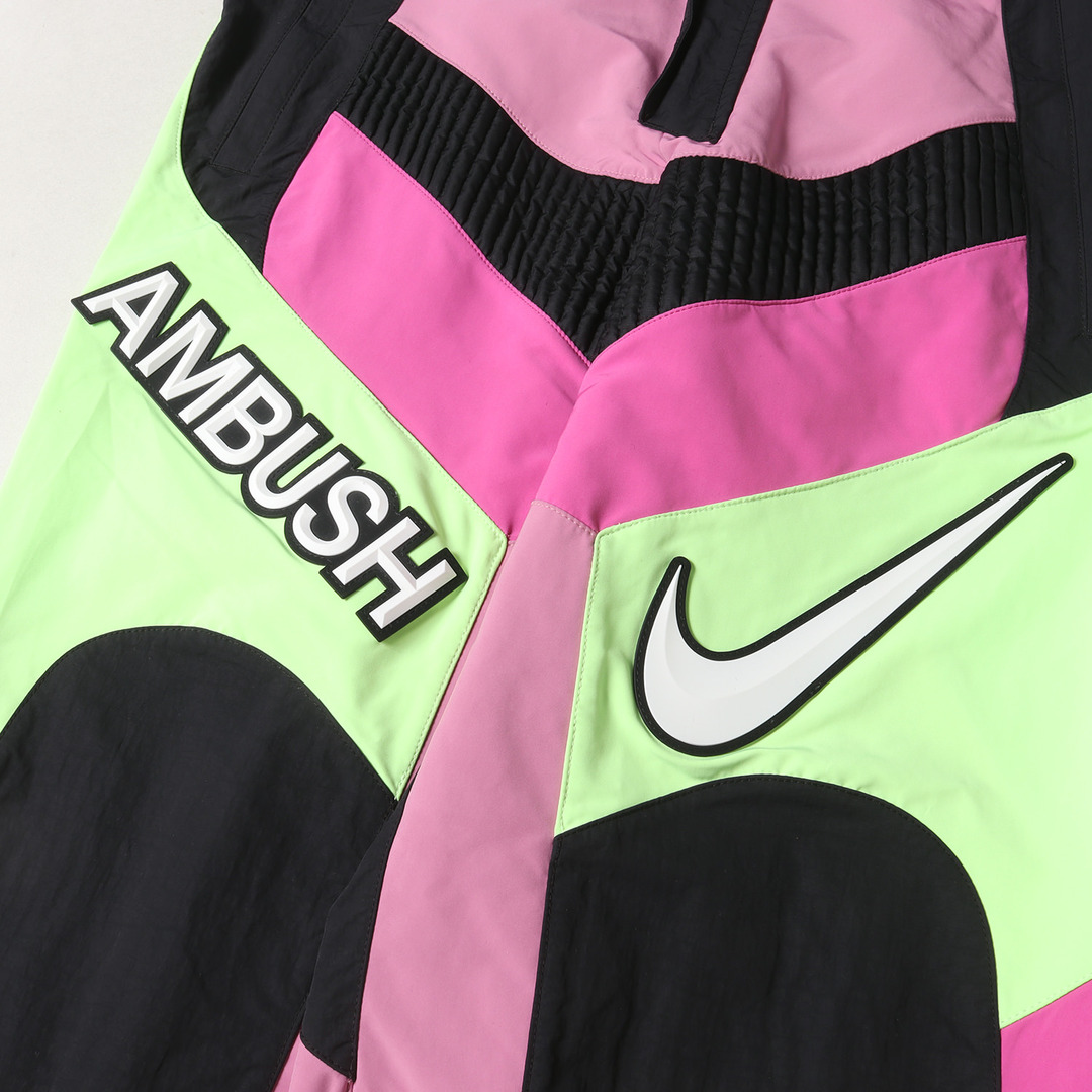 AMBUSH(アンブッシュ)の美品 AMBUSH アンブッシュ パンツ サイズ:XS 20SS NIKE ナイキ シリコンロゴ バイカーパンツ CW8001-623 アクティブフューシャ マジックフラミンゴ ボトムス ズボン【メンズ】【中古】 メンズのパンツ(その他)の商品写真