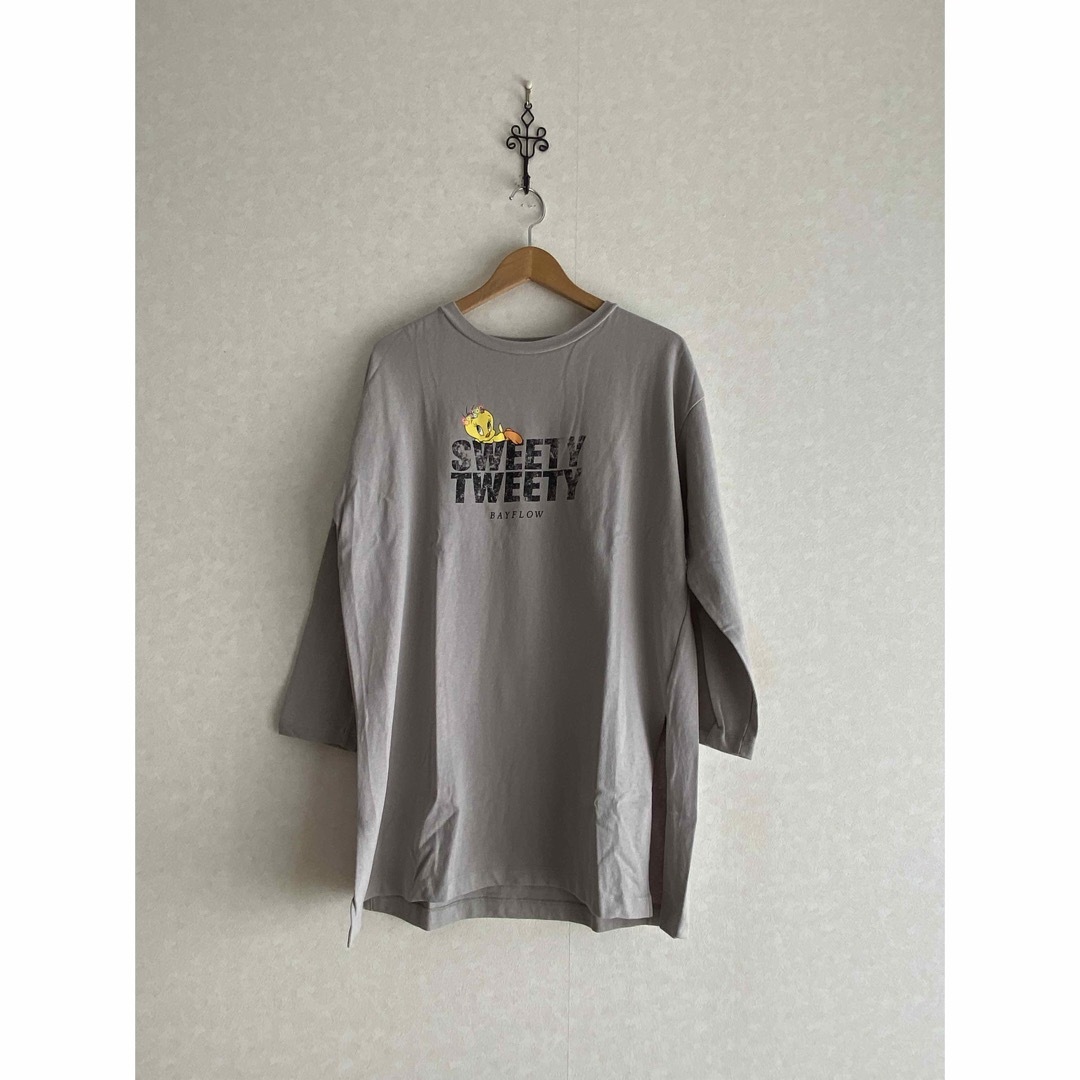 BAYFLOW(ベイフロー)のBAYFLOW LOONEY TUNES ルーニーテューンズ カットソーグレー メンズのトップス(Tシャツ/カットソー(七分/長袖))の商品写真