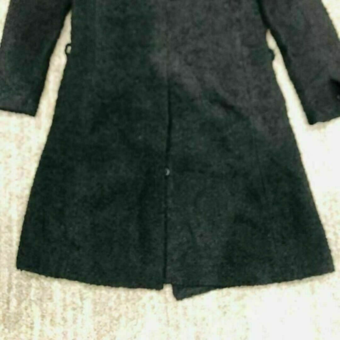 SHELLAC(シェラック)の【希少】SHELLACシェラック　ロングコート　ボア　サイズM ブラック メンズのジャケット/アウター(チェスターコート)の商品写真