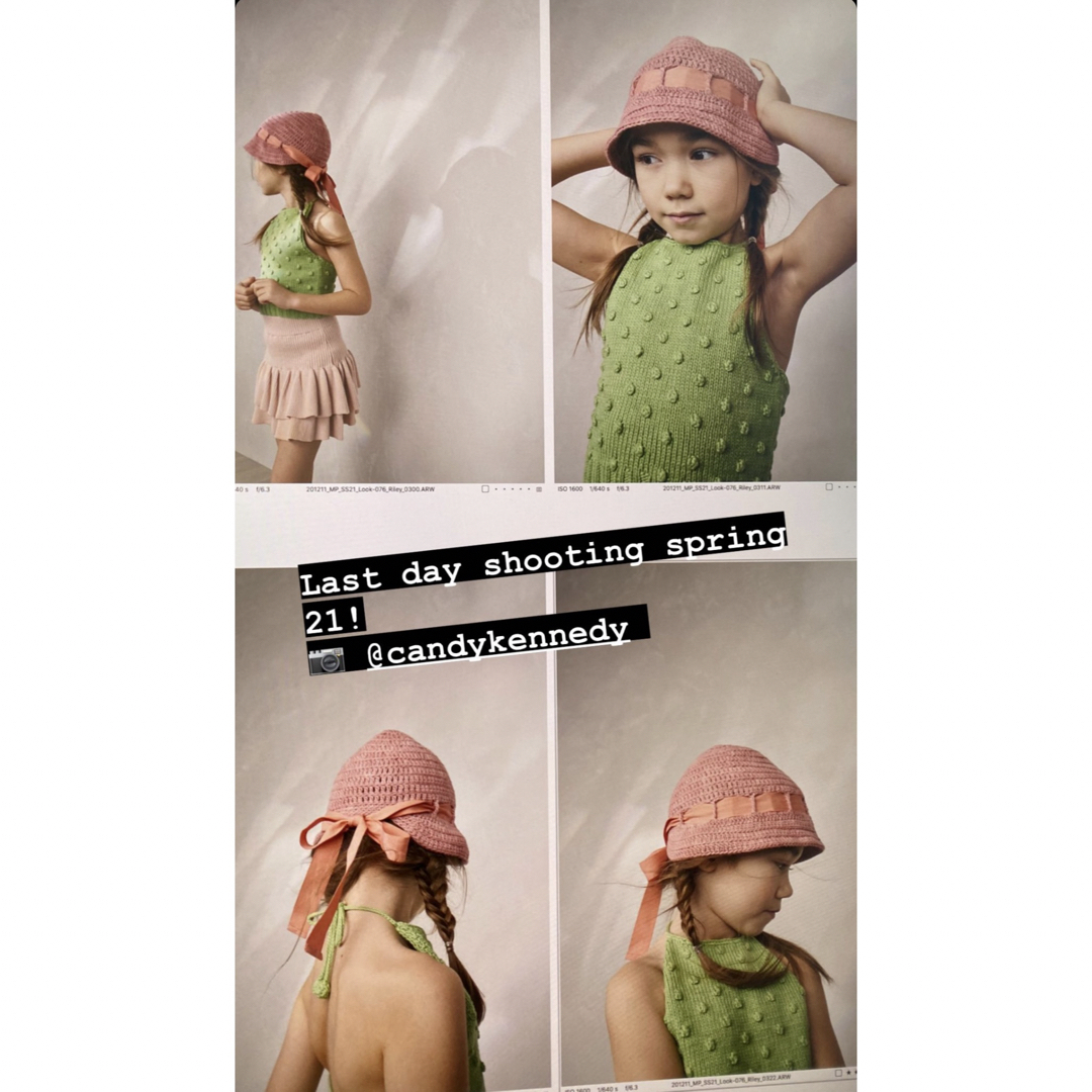 Misha & Puff(ミーシャアンドパフ)のMisha&Puff Sun Bonnet 2-4y キッズ/ベビー/マタニティのこども用ファッション小物(帽子)の商品写真