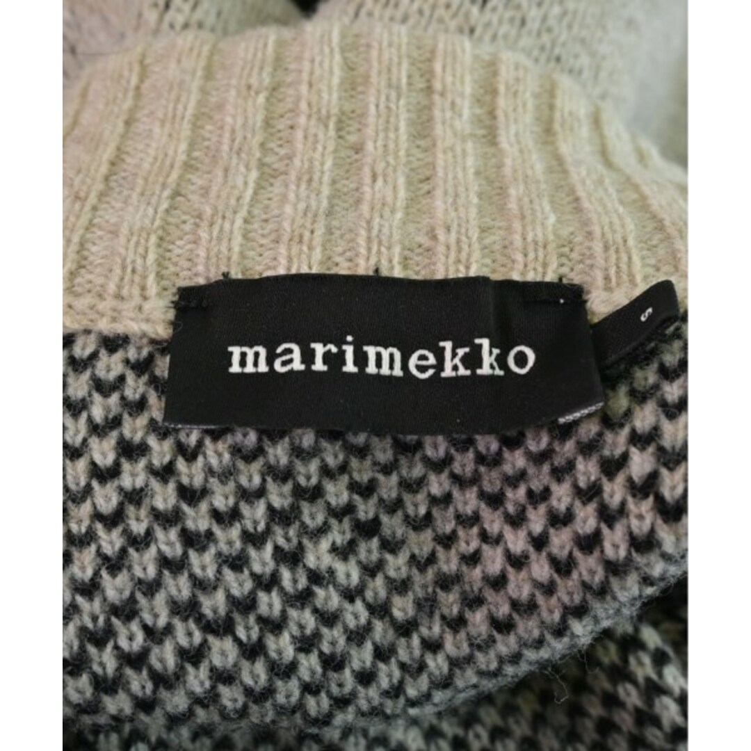 marimekko(マリメッコ)のmarimekko マリメッコ ニット・セーター S ベージュx黒(総柄) 【古着】【中古】 レディースのトップス(ニット/セーター)の商品写真