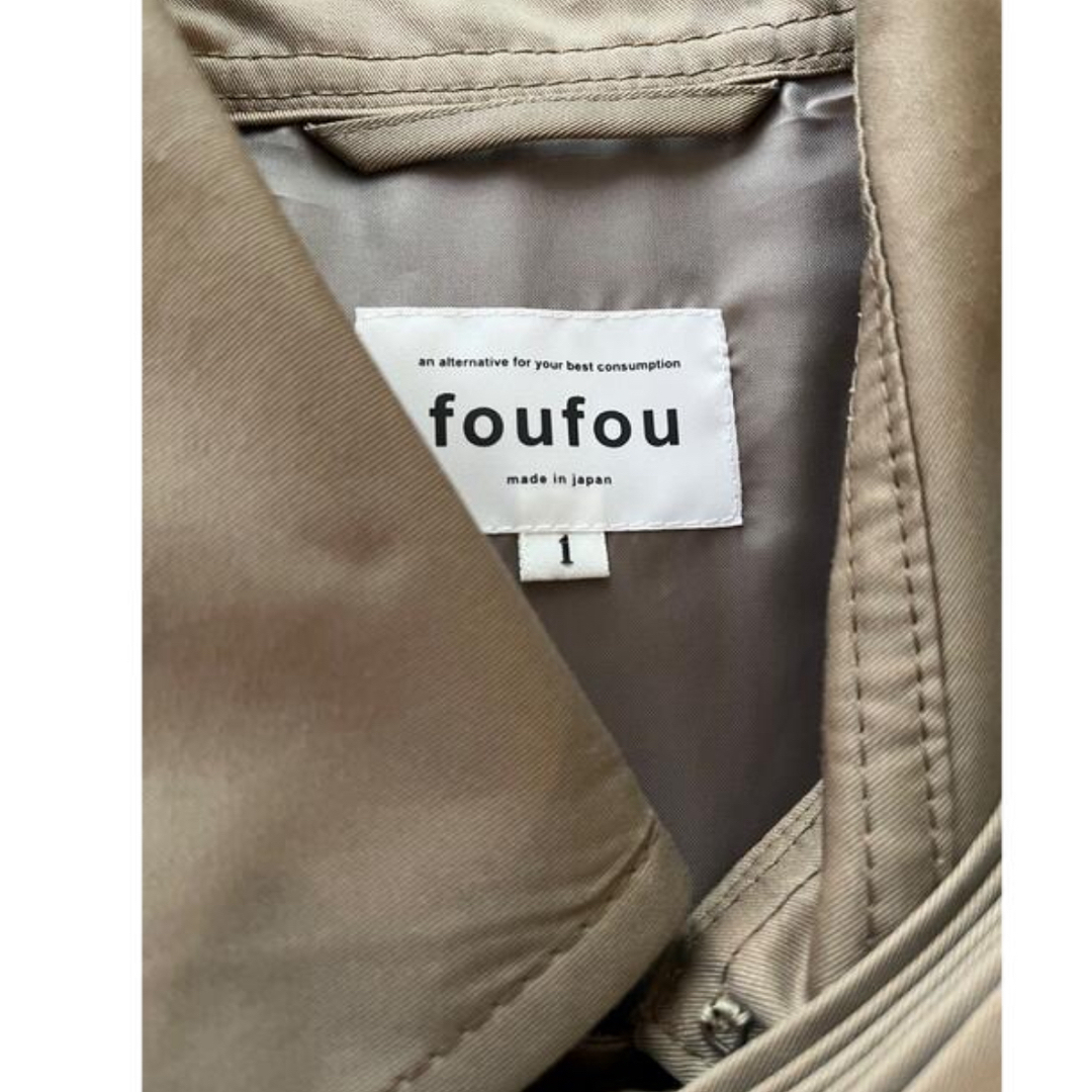 foufou フーフー 玉虫トレンチコート ユニセックスの通販 by foufou フーフー 玉虫トレンチコート ユニセックスの通販 by
