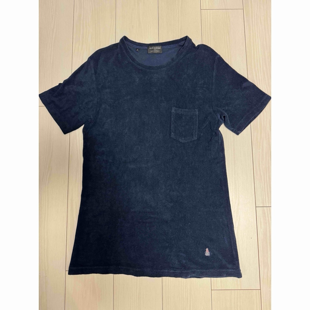 GUY ROVER(ギローバー)のGUY ROVER ギローバー コットン パイル クルーネック Tシャツ メンズのトップス(Tシャツ/カットソー(半袖/袖なし))の商品写真