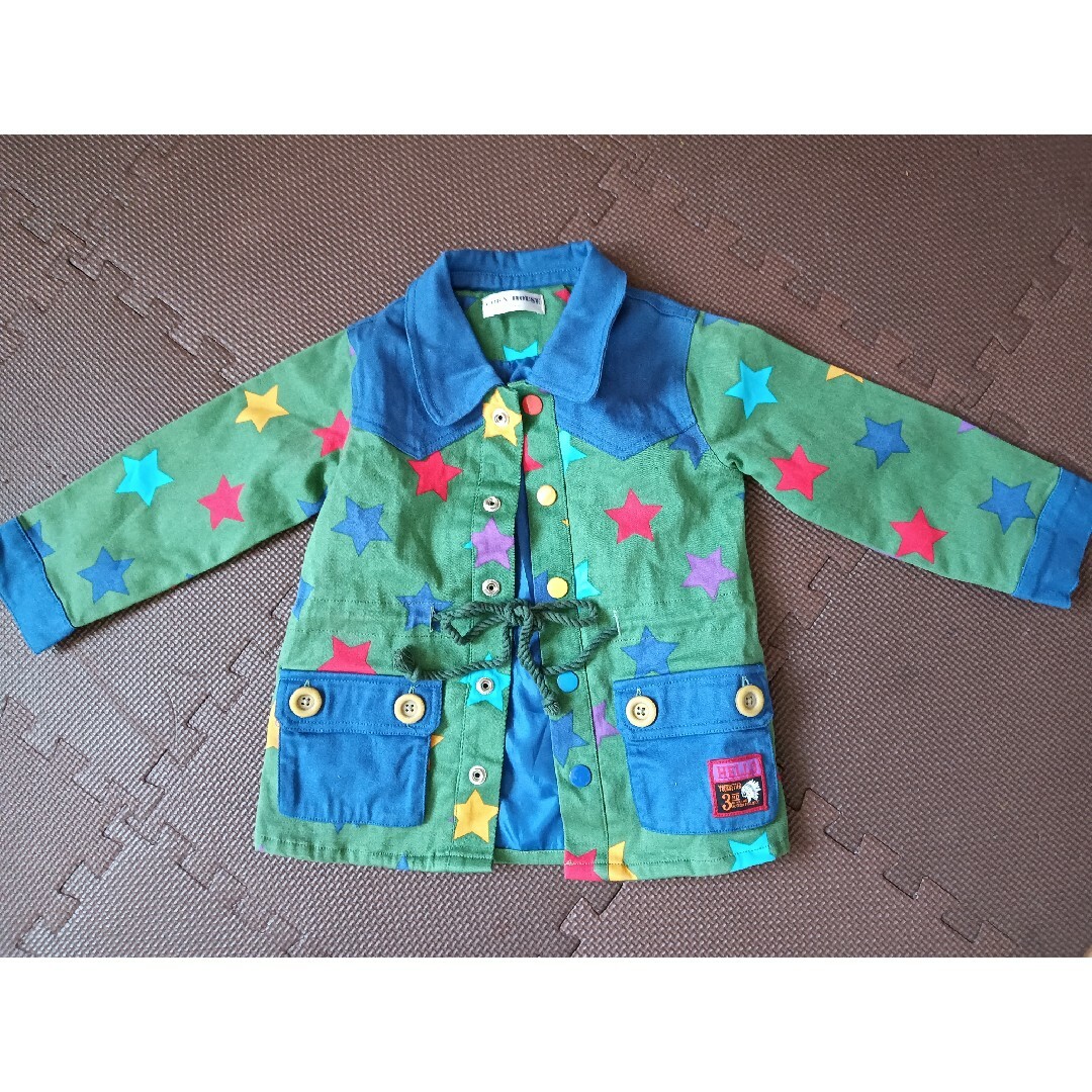 ジャケット　子供　タグ無し　新品未使用　100サイズ キッズ/ベビー/マタニティのキッズ服男の子用(90cm~)(ジャケット/上着)の商品写真