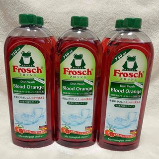 フロッシュ(Frosch)の【新品未使用】フロッシュ6本食器用洗剤ブラッドオレンジ750ml 洗浄力強化(その他)