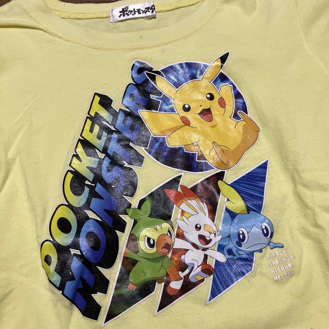 ポケモン(ポケモン)のポケモン　Tシャツ　140㎝　イエロー キッズ/ベビー/マタニティのキッズ服男の子用(90cm~)(Tシャツ/カットソー)の商品写真