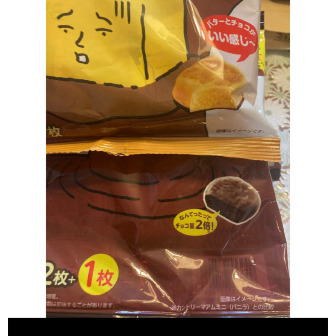 不二家(フジヤ)の不二家 カントリーマアム　じわるバター　チョコにタジタジ チョコまみれ　6点 食品/飲料/酒の食品(菓子/デザート)の商品写真