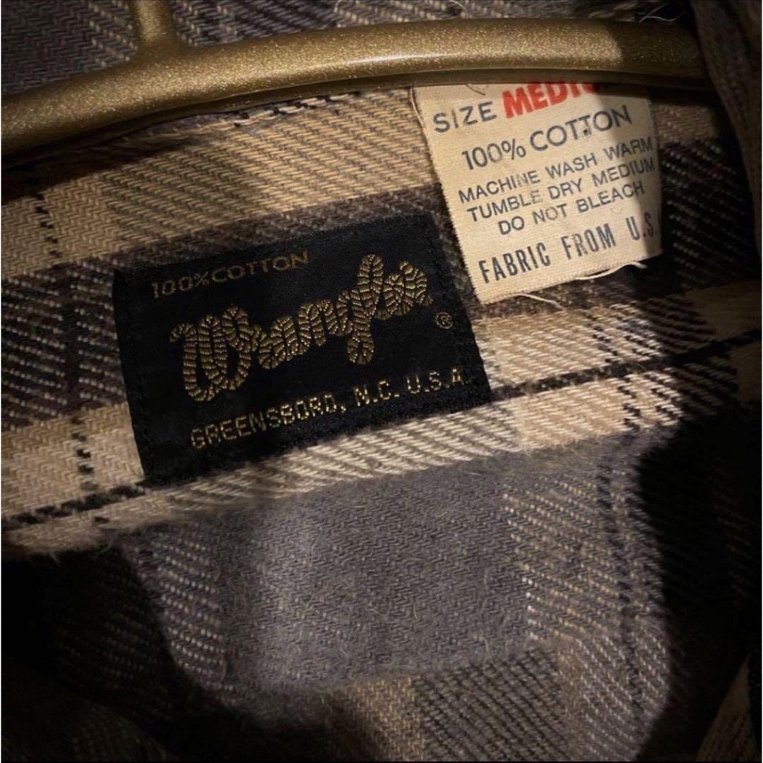 Wrangler(ラングラー)のWrangler／ラングラー ネルシャツ チェック柄 70〜80s Mサイズ メンズのトップス(シャツ)の商品写真