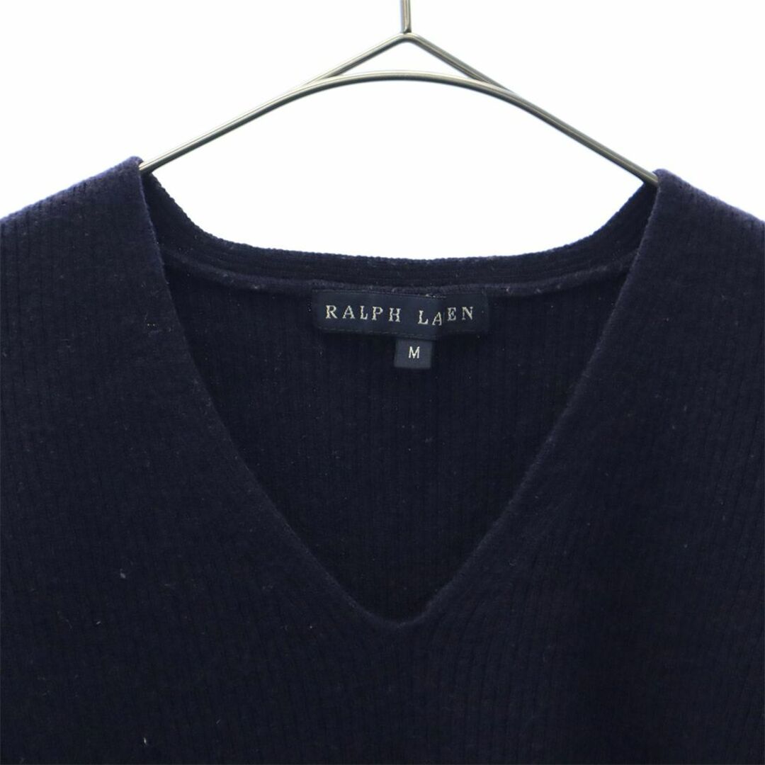 Ralph Lauren(ラルフローレン)のラルフローレン 長袖 Vネック セーター M ネイビー RALPH LAUREN ニット レディース 古着 【240303】 レディースのトップス(ニット/セーター)の商品写真