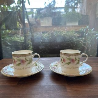 Noritake - ノリタケ　カップ&ソーサー　2客　ペア