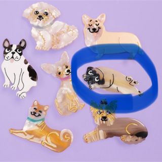 エディットフォールル(EDIT.FOR LULU)の犬　クリップ🐩ククシュゼット正規品(ヘアピン)