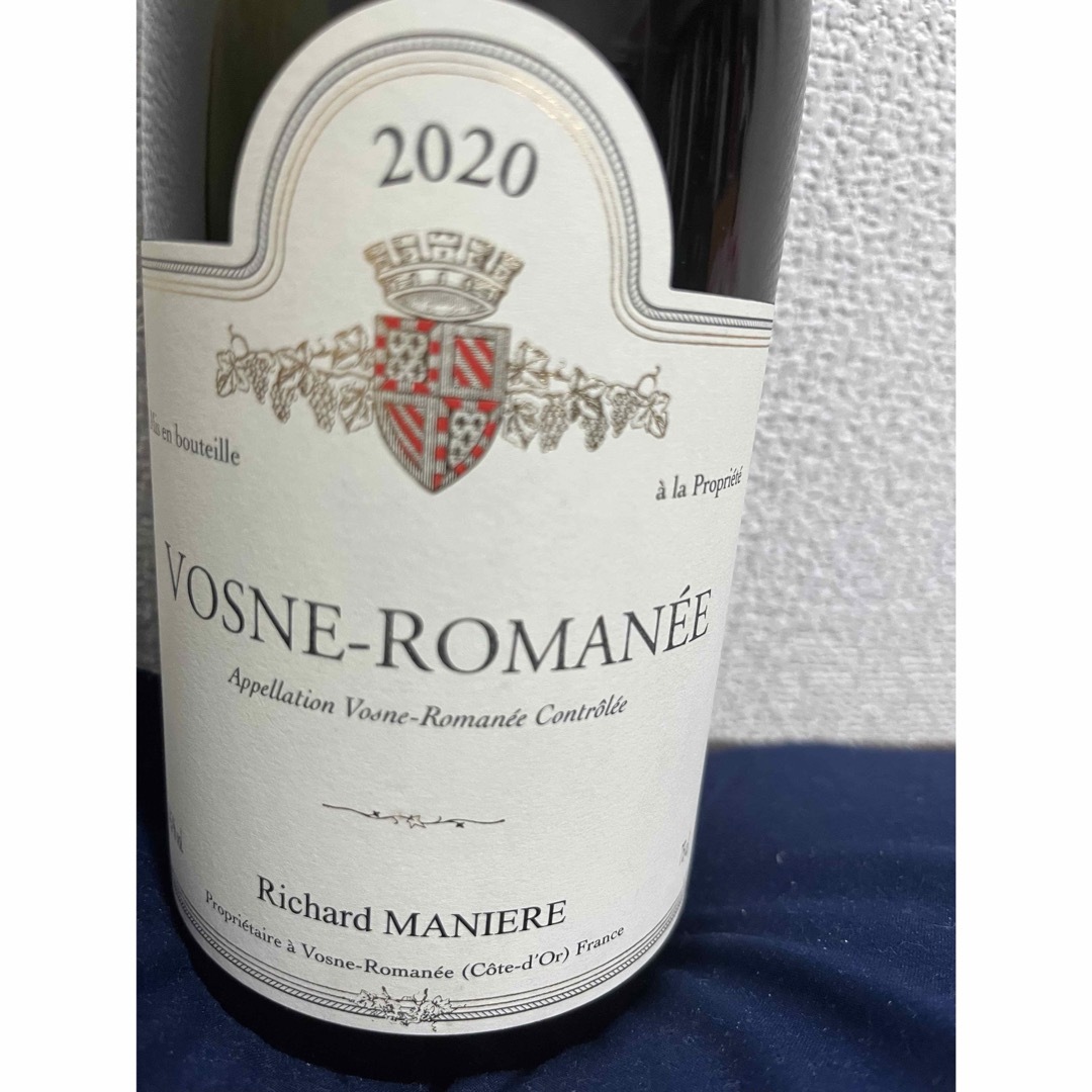 ドメーヌ リシャール・マニエールヴォーヌ・ロマネ [2020]赤ワイン 食品/飲料/酒の酒(ワイン)の商品写真