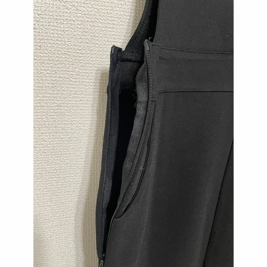 新品未使用⭐︎ジャンパースカート　ワンピ　着やせ　黒　M レディースのワンピース(ひざ丈ワンピース)の商品写真