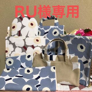 マリメッコ(marimekko)のマリメッコ    生地　ハンドメイド　ピエニウニッコ　ミニトートバック(トートバッグ)