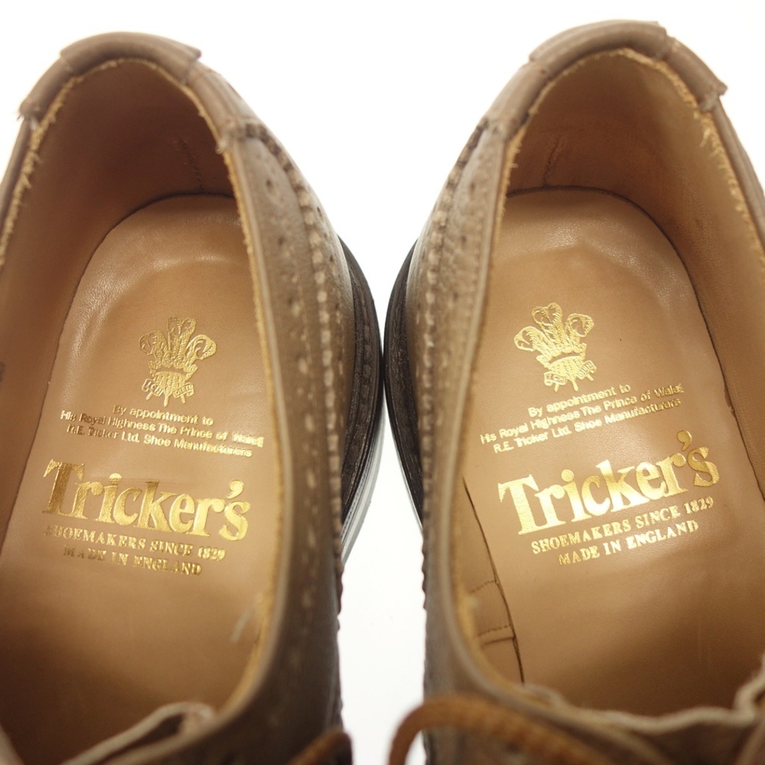 Trickers(トリッカーズ)のトリッカーズ レザーシューズ ウイングチップ バートン シボレザー【LA】 メンズの靴/シューズ(ドレス/ビジネス)の商品写真