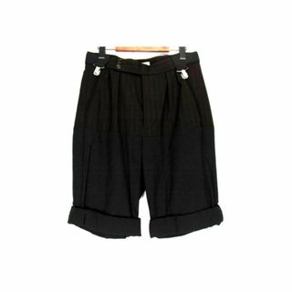 ラフシモンズ(RAF SIMONS)のラフシモンズ RAF SIMONS ■  20SS 【 201 345 PLEATED DETAIL SUSPENDER SHORTS 】サスペンダー ショーツ パンツ　31793(ショートパンツ)