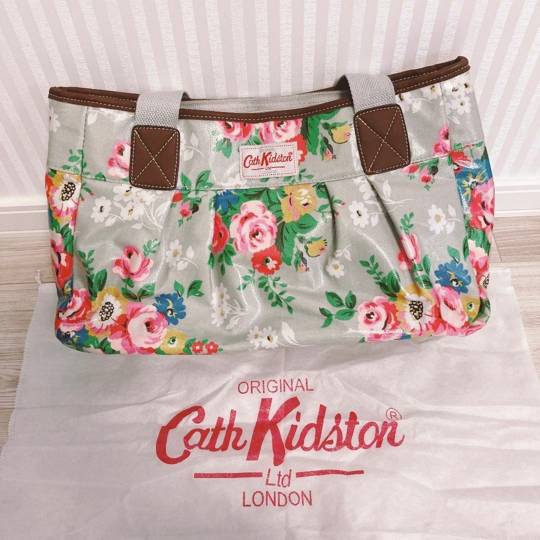 Cath Kidston(キャスキッドソン)のキャスキッドソン　トートバッグ　ショルダーバッグ　ビニコ　不織布バッグ付き レディースのバッグ(トートバッグ)の商品写真