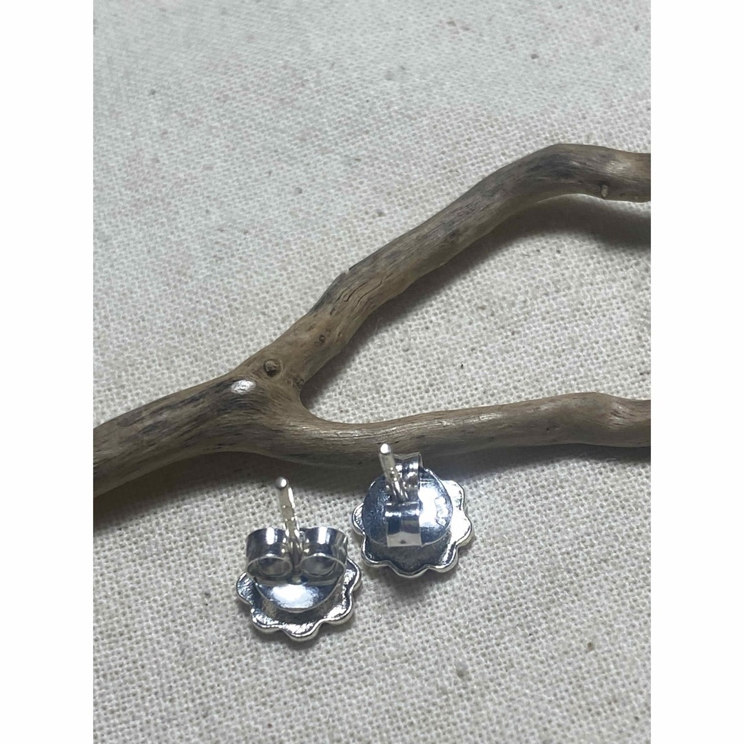 silver999ゾウearring animalピアスKARENSILVERに ハンドメイドのアクセサリー(ピアス)の商品写真