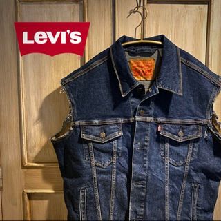 リーバイス(Levi's)のLevi's リーバイス デニム ベスト Mサイズ 濃紺 2700ツネ愛用(ベスト)