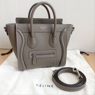 セリーヌ(celine)の期間限定でお値下げ【美品】CELINE　ラゲージナノ　スリ(ハンドバッグ)