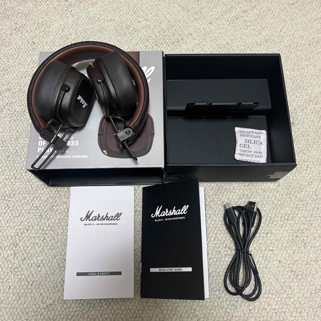 Marshall(マーシャル)のMARSHALL Bluetoothヘッドホン MAJOR IV BROWN スマホ/家電/カメラのオーディオ機器(ヘッドフォン/イヤフォン)の商品写真