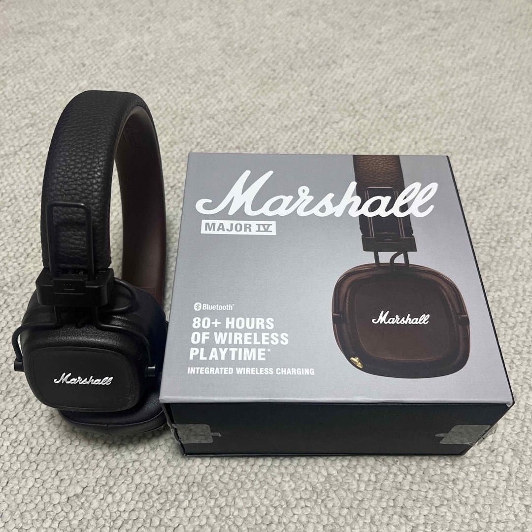 Marshall(マーシャル)のMARSHALL Bluetoothヘッドホン MAJOR IV BROWN スマホ/家電/カメラのオーディオ機器(ヘッドフォン/イヤフォン)の商品写真