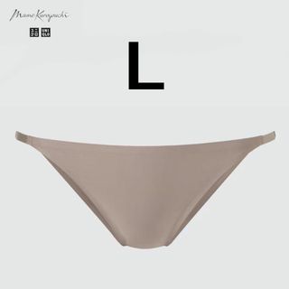 ユニクロ(UNIQLO)の１枚　ウルトラシームレスショーツ　Ｌ 茶色 ブラウン　ユニクロ　マメ クロゴウチ(ショーツ)