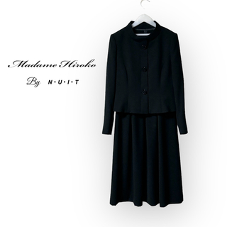 マダムヒロコ(Madame Hiroko)のMadame Hiroko NUIT ブラックフォーマル　ワンピースセットアップ(礼服/喪服)