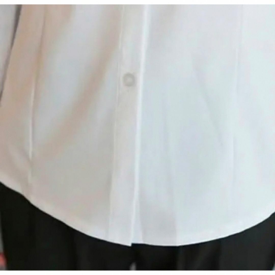 S 半袖 ブラウス 制服 通勤通学 高校生 バイト 送料込み レディースのトップス(シャツ/ブラウス(半袖/袖なし))の商品写真