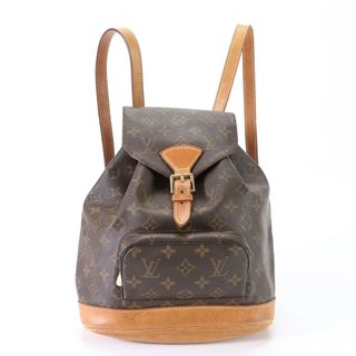 ルイヴィトン(LOUIS VUITTON)のルイヴィトン モノグラム モンスリ MM M51136 レザー リュックサック バックパック ショルダー バッグ 本革 レディース EEM Q12-8(リュック/バックパック)