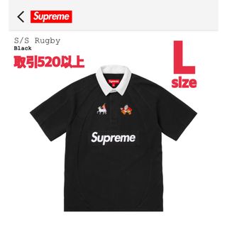 Supreme - Supreme 2024SS S/S Rugby Black Lサイズ 