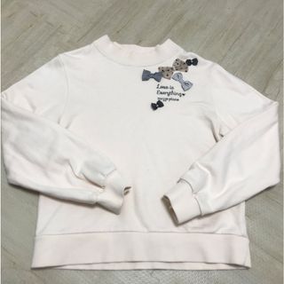 ポンポネット(pom ponette)の[美品]ポンポネットジュニア　裏毛トレーナー160(Ｌ)(Tシャツ/カットソー)