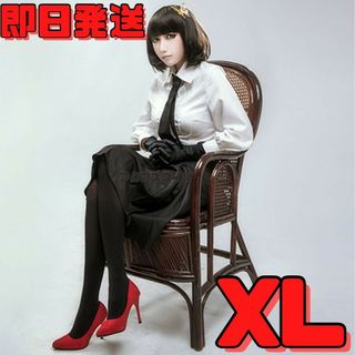 ■XLサイズ 文豪ストレイドッグス 与謝野晶子 制服 コスプレ衣装(衣装一式)