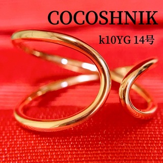 COCOSHNIK - 14号❗️新同❗️ココシュニック❣️ K10ワンストローク アシンメトリーリング