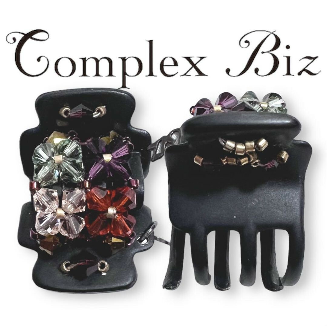 Complex Biz(コンプレックスビズ)のComplex Biz ブラック　黒　コンプレックスビズ　デザートクリップ レディースのヘアアクセサリー(バレッタ/ヘアクリップ)の商品写真