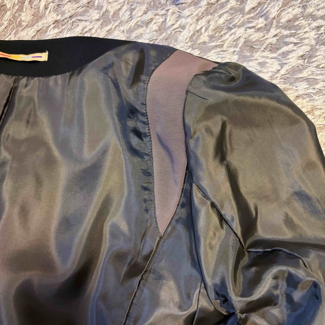 ORIHICA(オリヒカ)のオリヒカ⭐️キーネックツイルジャケット 黒 レディースのジャケット/アウター(ノーカラージャケット)の商品写真