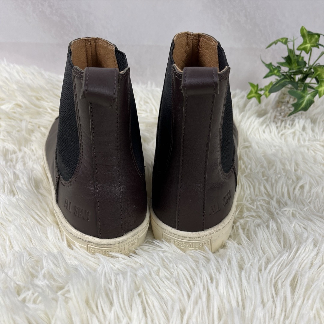 CONVERSE(コンバース)の【converse】コンバース（25.5） サイドゴアブーツ　オールレザー メンズの靴/シューズ(スニーカー)の商品写真
