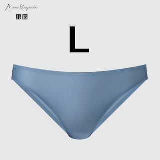 ユニクロ(UNIQLO)の１枚　シアーショーツ L 青 ブルー　ユニクロ　マメ クロゴウチ(ショーツ)