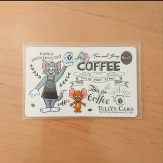タリーズコーヒー(TULLY'S COFFEE)のタリーズ カード トム&ジェリー(ノベルティグッズ)