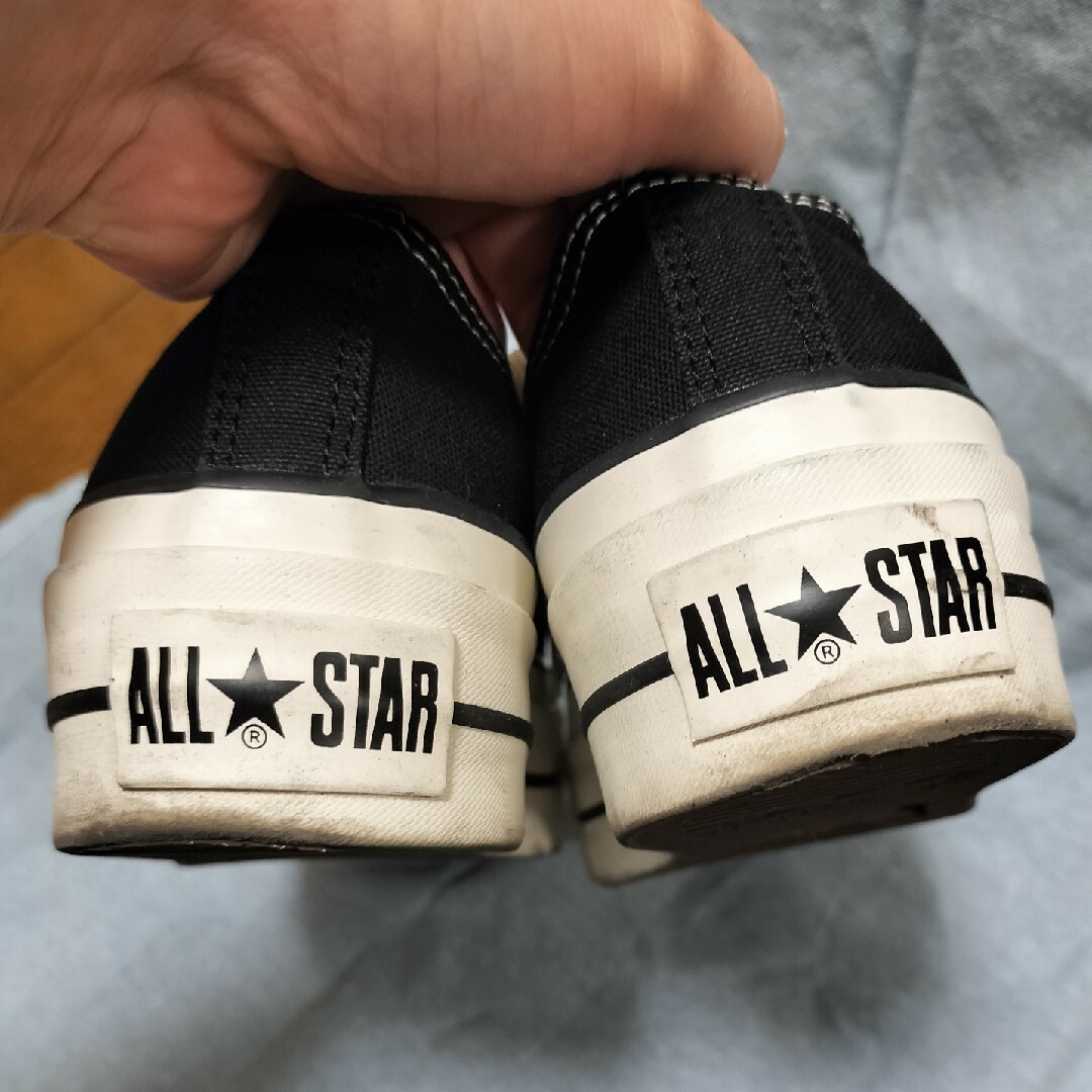 ALL STAR（CONVERSE）(オールスター)の厚底コンバース ALL STAR ブラック 24.5cm レディースの靴/シューズ(スニーカー)の商品写真
