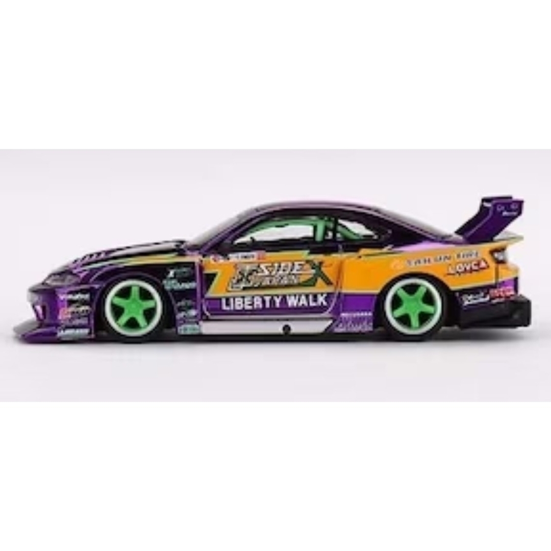 『MINI-GT』日産シルビア（S15）LB-スーパーシルエット #555 エンタメ/ホビーのおもちゃ/ぬいぐるみ(ミニカー)の商品写真